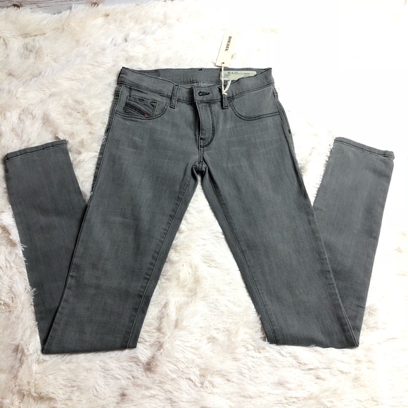 diesel jeans livier super slim jegging low waist